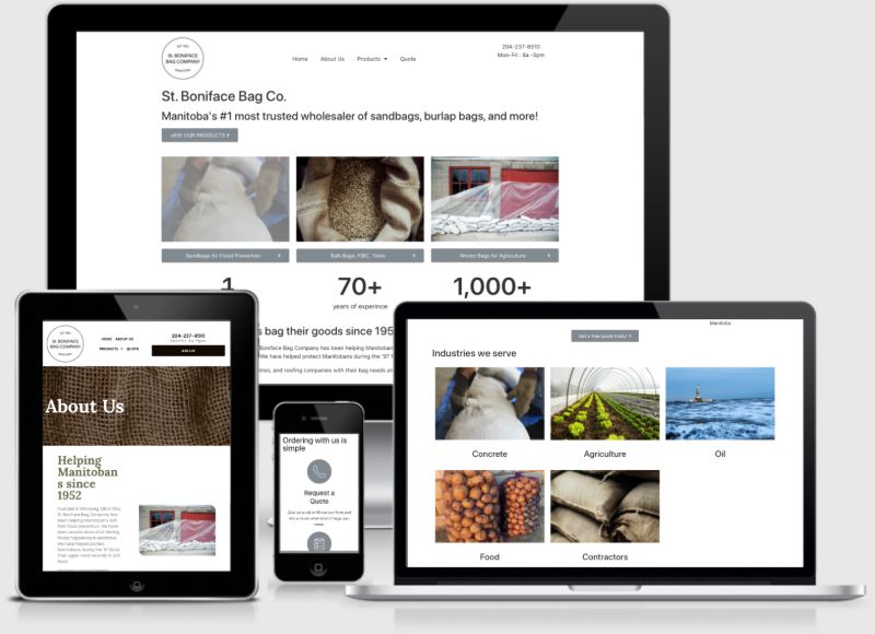 Home St. Boniface Bag Company