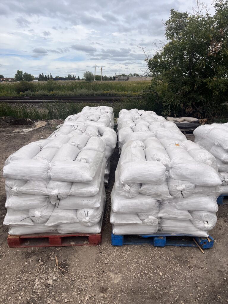 Filled Sandbags