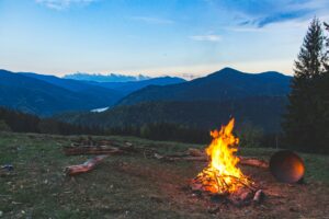 A beautiful campfire